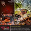 KESSER® Dutch Oven Set BBQ Feuertopf Schmortopf, Gusseisen Produktbild-Vorschau 5