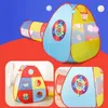 XXL Spielzelt mit Tunnel 3-in-1 | Kinderzelt Set für Produktbild-Vorschau 2