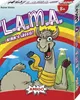 The image shows the front of a board game box with a cartoon llama and a rainbow. Náhled obrázku produktu
