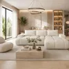 Ecksofa BUBBLE in Creme mit Schlaffunktion & Ottomane Produktbild-Vorschau 5