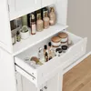 BEALIFE Hoge badkamerkast 60x30x170 cm | Met 4 deuren, Productafbeelding-voorbeeld 5