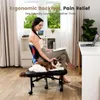 Otočná židle, kancelářská židle s křížovou základnou, Náhled obrázku produktu 4