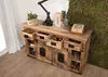 MASSIVMOEBEL24 | Buffet 150x45 Manguier laqué Bois naturel Voir les images du produit 5