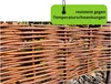 A close-up view of a woven willow fence, with a green overlay in the top right corner containing text and a thermometer icon. Anteprima dell’immagine prodotto