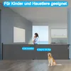 XINZI Inklapbaar trapgitter tot 150 cm, zwart, PVC Productafbeelding-voorbeeld 7