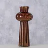 Boltze Gruppe Mahoni Vase braun 25cm (1 Stück) Produktbild-Vorschau 3