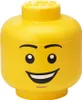 LEGO Storage Head  "Happy Boy", groß (gelb) Produktbild-Vorschau 5