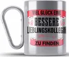 Trendation - Jobwechsel Edelstahl Tasse Karabiner Geschenk Produktbild-Vorschau 1