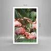 Poster - Poster ohne Rahmen - Palmen Herde Flamingos - Produktbild-Vorschau 4