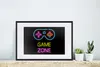 MuchoWow® Gerahmtes Poster Controller - Spiel - Neon - Produktbild-Vorschau 4