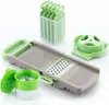 Pack Spiralschneider und Mandoline-Reibeisen Faltbar 6 in 1 Produktbild-Vorschau 1