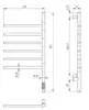 ELNA Handtuchtrockner elektrischer 76x40 cm 180°С Produktbild-Vorschau 15