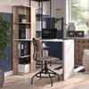 Psací stůl Vicco Tower Bílá/Sonoma 122.2 x 55.2 cm se 4 Náhled obrázku produktu 4