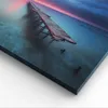 Bild auf Leinwand - Leinwandbild - 4 Teile - Brücke Meer Produktbild-Vorschau 5