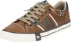 A single brown sneaker is shown from a slight diagonal angle against a white background. Produktbild-Vorschau