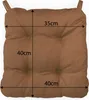 Sunnypillow 4er Set Stuhlkissen mit Klettverschluss Maße: Produktbild-Vorschau 2