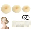 Haar Dutt Maker Set, 15-teilig, Duttformer Kit mit 3 beigen Produktbild-Vorschau 1