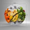 Wanduhr - Rund - Glasuhr - Essen Gemüse Essen frisch - Produktbild-Vorschau 3