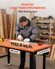VEVOR pracovný stôl, 680 kg, dielenský stôl 122x60 cm veľká Náhľad obrázku produktu 6