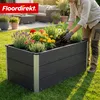 Floordirekt Hochbeet Paros WPC Garten Hochbeet anthrazit Produktbild-Vorschau 9