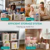 Navaris Aufbewahrungsbox Kinderzimmer - 4er Set - 33 x 33cm Produktbild-Vorschau 6