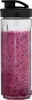 A close-up of a blender bottle filled with a purple smoothie. Produktbild-Vorschau
