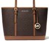 A close-up studio shot of a Michael Kors tote bag. Produktbild-Vorschau