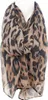 Sommer Damen Schal » Wilde Katze Leo-Print » leichter Produktbild-Vorschau 4