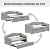 Merax Polsterbett Tagesbett Ausziehbar 90x200cm aus Leinen, Produktbild-Vorschau 5