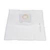A white vacuum cleaner bag with a beige circular opening. Produktbild-Vorschau
