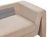 BELIANI 3-Sitzer Sofa Sandbeige Samtbezug mit Dicken Produktbild-Vorschau 8