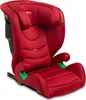 A red child car seat with green accents, shown from a three-quarter front angle against a white background. Náhľad obrázku produktu