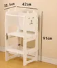 Montessori učící věž 3v1 s tabulí, rozložitelná na stoleček Náhled obrázku produktu 9