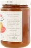 A jar of apricot jam on a white background. Produktbild-Vorschau
