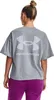 Under Armour Ua W Logo Lc Oversized Hw Ss 035 Steel Light Produktbild-Vorschau 4