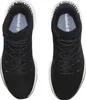A top-down view of a pair of black Timberland Sprint Trekker Mid shoes. Voir les images du produit