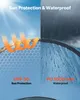 VEVOR Pop Up Duschzelt (1219 x 1219 x 2134 mm) Wasserfestes Produktbild-Vorschau 3