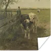 MuchoWow® Poster Der Milchwagen - Gemälde von Anton Mauve Produktbild-Vorschau 1