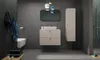 RODAN | Waschbeckunterschrank 100 cm - Beige Matt - Produktbild-Vorschau 2