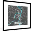MuchoWow® Gerahmtes Poster Deutschland - Blau - Koblenz - Produktbild-Vorschau 1