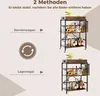 An infographic showing two ways to use a serving cart: as a serving cart with wheels and as a storage shelf without wheels. Podgląd zdjęcia produktu