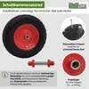 Schubkarrenrad pannensicher Vollgummi 4.80/4.00-8 Produktbild-Vorschau 2