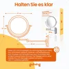Goliving Make-up-Spiegel mit Beleuchtung - Ø25 cm - Produktbild-Vorschau 6