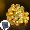 Solární zahradní girlanda solární řetěz 4,9 m 40led teplá Náhled obrázku produktu 3