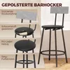 HOMCOM Bartisch mit Barhocker Tresentisch mit 2 gepolstert Produktbild-Vorschau 5