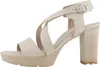 Paul Green Sandalette 7924-021, Glattleder, Beige, Damen Produktbild-Vorschau 3