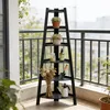 Eckregal, Bücherregal, mit 5 Ebenen, H: 106cm, mit Produktbild-Vorschau 2