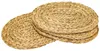 Ovales Tischset geflochten aus Wasserhyazinthe als 4er Set von HMF 40 x 30 cm Produktbild-Vorschau