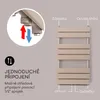 Blumfeldt Koupelnový radiátor, plochý designový radiátor, Náhled obrázku produktu 7