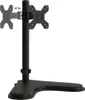 A black dual monitor stand with a VESA mount on a white background. Náhľad obrázku produktu